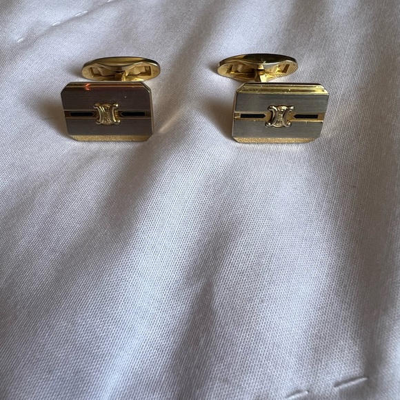 Celine Vintage Cuff Links - Picture 1 of 4